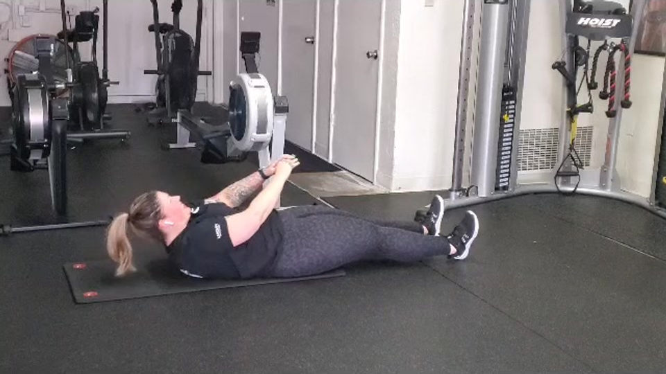 Straight leg sit-ups